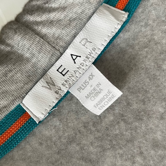 West by Erin Andrews|Heathered Gray Miami Dolphins Plus Size Full Zip Hoodie••• - Picture 13 of 16
